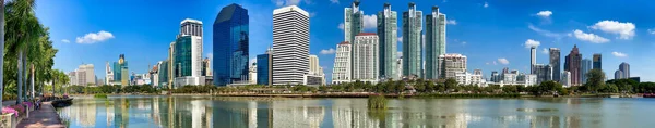 Bangkok Thailand December 2019 Skyline Cidade Belo Dia Famoso Parque — Fotografia de Stock