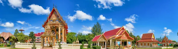 Fantastisk Utsikt Över Wat Choeng Thale Phuket Thailand Panoramautsikt — Stockfoto