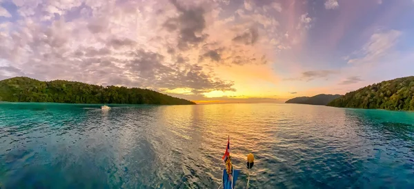 Vue Imprenable Sur Les Îles Surin Thaïlande Vue Panoramique — Photo