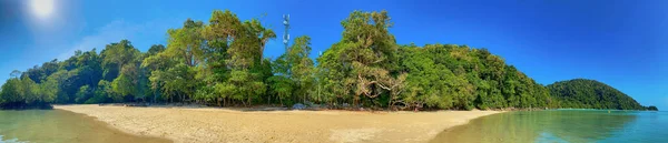 Mai Ngam Beach Surin Islands National Park 파노라마처럼 보이는 — 스톡 사진