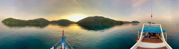 Coucher Soleil Incroyable Dans Parc National Des Îles Surin Vue — Photo