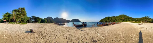 Phi Don Thailand December 2019 Nui Beach Koh Phi Don — стокове фото