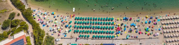 Úžasný Letecký Výhled Cavoli Beach Ostrov Elba Letní Sezóně Itálie — Stock fotografie