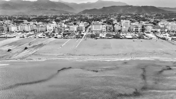 Aerial View Lido Camaiore Beautiful Coastal Town Tuscany — Stock Photo, Image