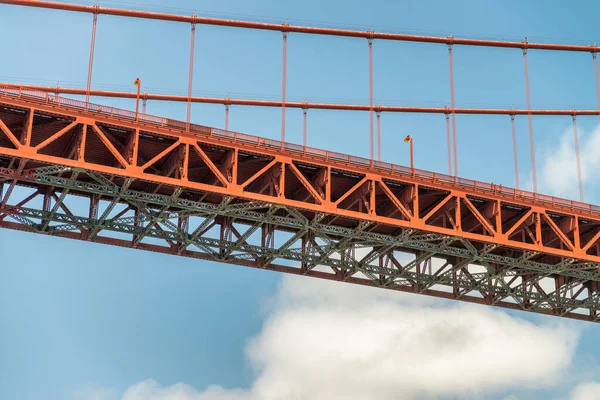 Flygfoto Över San Francisco Golden Gate Bridge Från Helikopter Kalifornien — Stockfoto