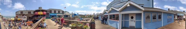 San Francisco Srpna 2017 Panoramatický Výhled Molo Turisty Krásného Letního — Stock fotografie