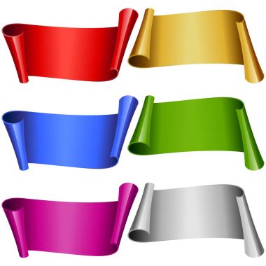 vektör kurdele kümesi