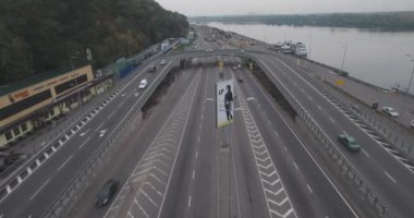 Hava anket. Kiev-yol kavşağı. 15 Ekim 2017.