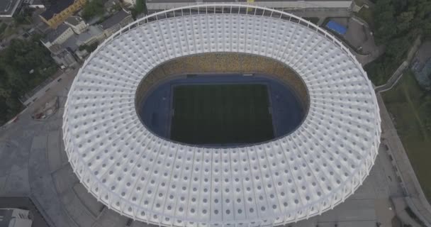 Hava Ulusal Spor Kompleksi Olimpiyat Stadyum Olimpiyat Üzerinden Futbol Stadyumu — Stok video