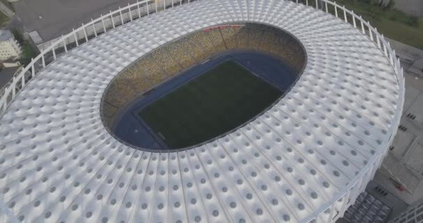 Antenowe Narodowy Sportowy Kompleks Olympic Stadion Olimpijski Lot Nad Stadionu — Wideo stockowe