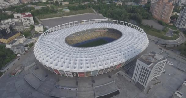 Aerial Complejo Deportivo Nacional Olímpico Estadio Olímpico Vuelo Sobre Estadio — Vídeos de Stock