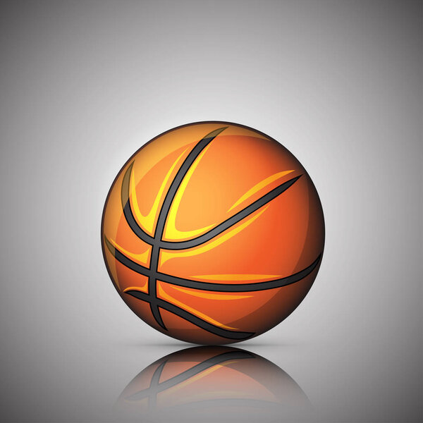 Basketball emblem illustration 