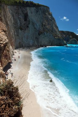 Porto katsiki beach, lefkada, Yunanistan