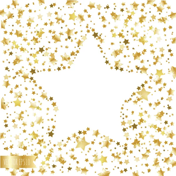  Beyaz bir arka plan üzerinde altın Yükseliyor yıldız