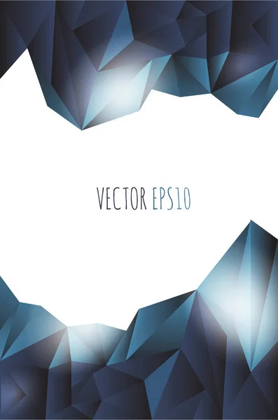 Resumen Lowpoly vector de fondo. Eps 10 ilustración vectorial . — Vector de stock