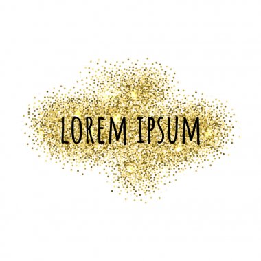 Arka plan ile parlak altın çerçeve