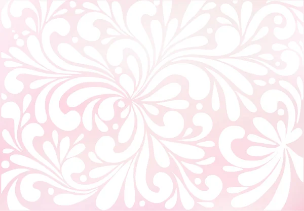 抽象浪漫背景在粉红色和白色颜色 — 图库矢量图片
