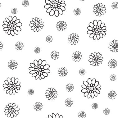 Çiçek seamless modeli. Bitki doku kumaş, duvar kağıdı ve kağıt paketleme için.