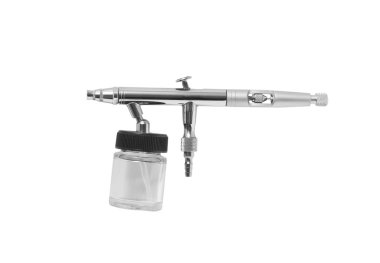 airbrush tabanca beyaz arka plan üzerinde