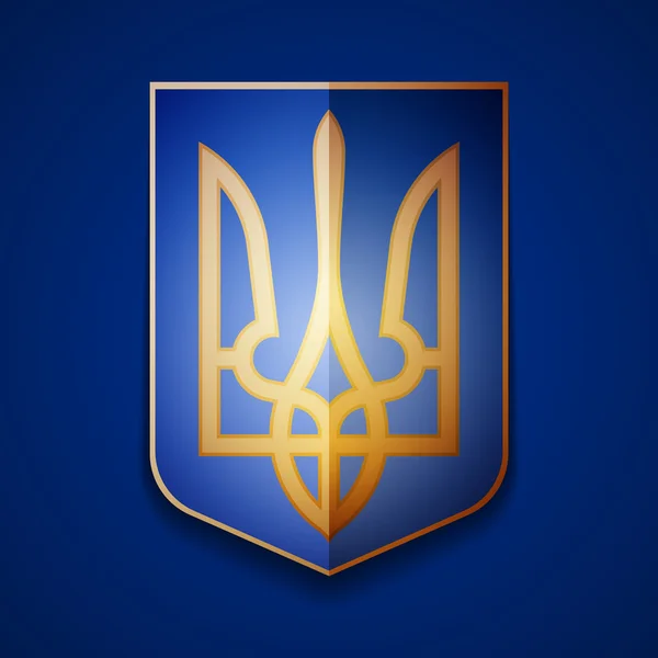 Україна щит знак — стоковий вектор