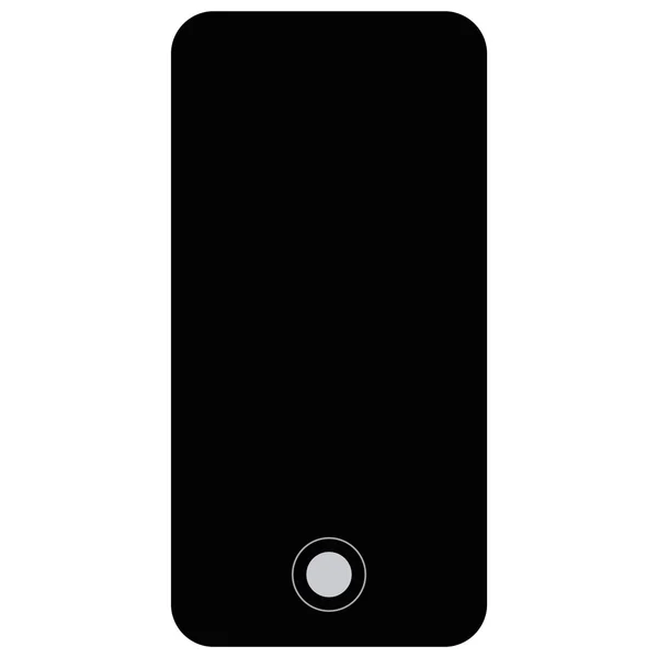 Smartphone mit Fingerabdruck-Symbol — Stockvektor