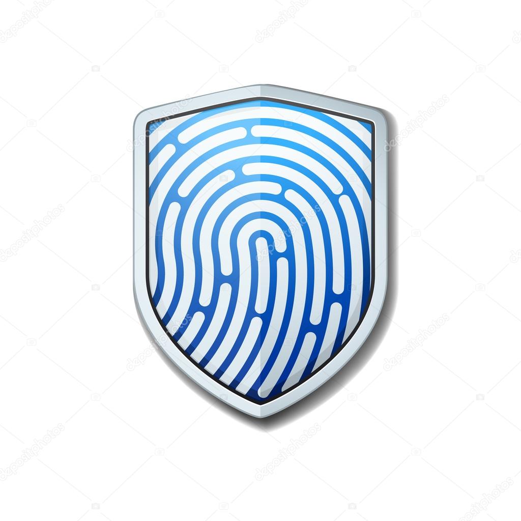 Fingerprint sign icon Stock Vector Image by ©Yuriy_Vlasenko 127918258