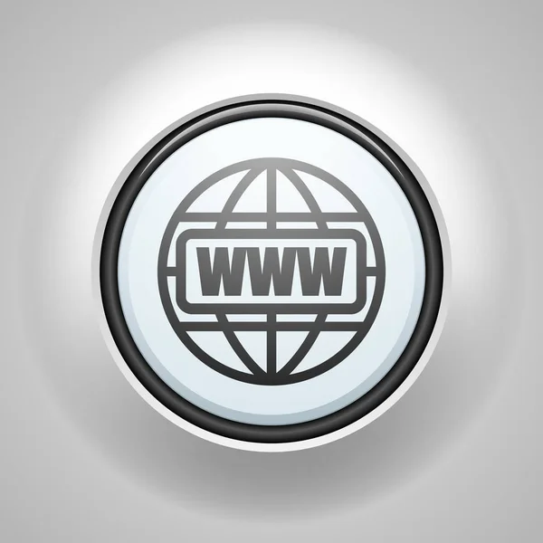 Przycisk sieci World wide web — Wektor stockowy