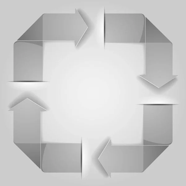 Pfeil-Symbol recyceln — Stockvektor