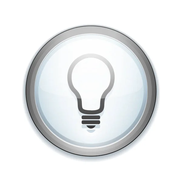 Кнопка лампочки — стоковий вектор