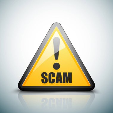 Scam Uyarı simgesi