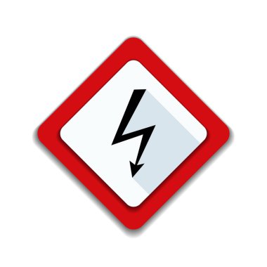 Yüksek gerilim Risk işareti