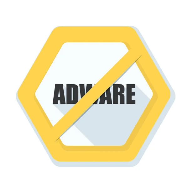 Adware sign icon Stock Vector Image by ©Yuriy_Vlasenko #130040766