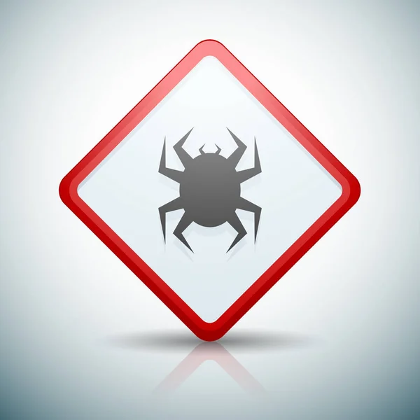 Antivirus teken pictogram — Stockvector