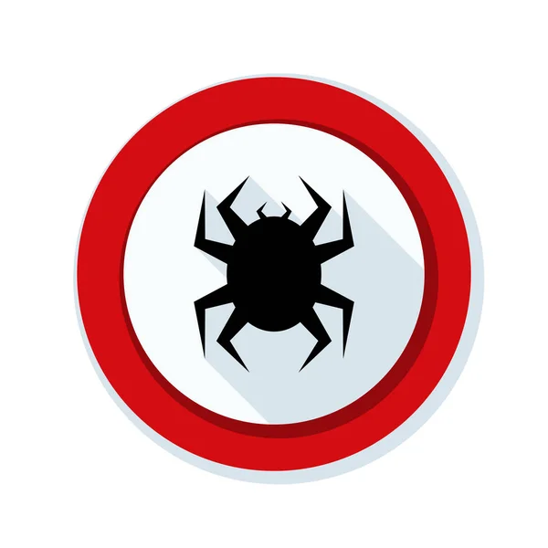 Antivirus teken pictogram — Stockvector