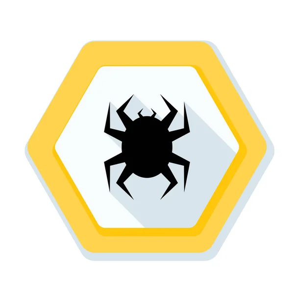 Antivirus teken pictogram — Stockvector