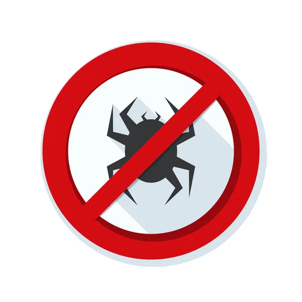 Antivirus teken pictogram — Stockvector