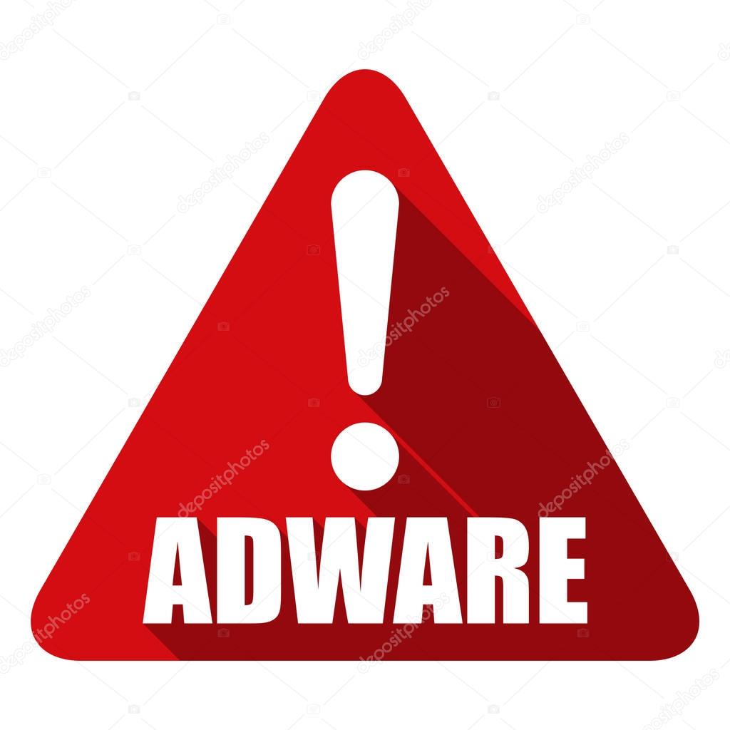 Adware sign icon — Stock Vector © Yuriy_Vlasenko #130040596