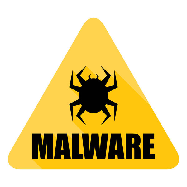 Символ вредоносной угрозы
