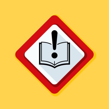 Öğretim el ile uyarı işareti