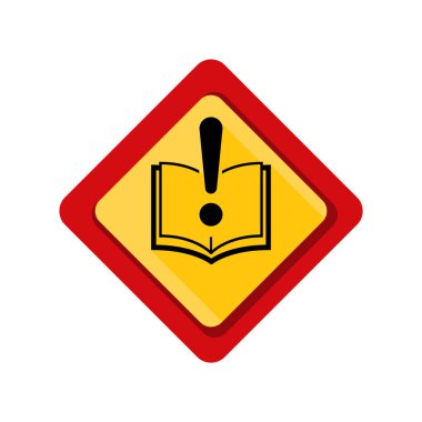 Öğretim el ile uyarı işareti