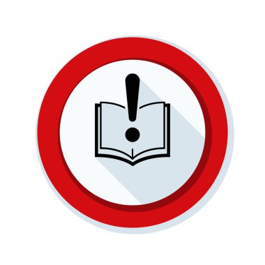 Öğretim el ile uyarı işareti