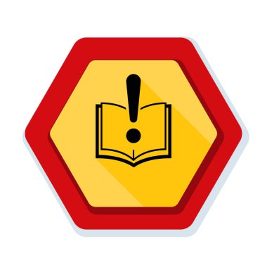 Öğretim el ile uyarı işareti