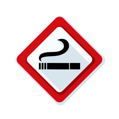 Sigara içme alanı işareti yok