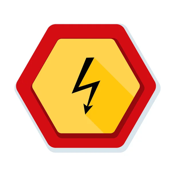 High voltage sign — Stock Vector