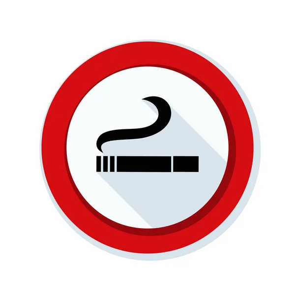 Όχι πινακίδα χώρου καπνίσματος — Διανυσματικό Αρχείο