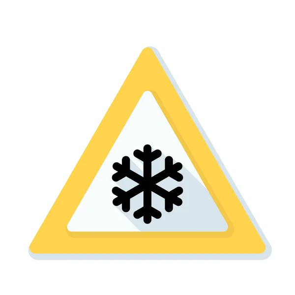 Kall varningstecken — Stock vektor