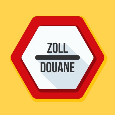 Gümrük işareti (İngilizce olmayan metin - gümrük)