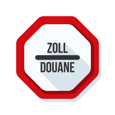 Gümrük işareti (İngilizce olmayan metin - gümrük)