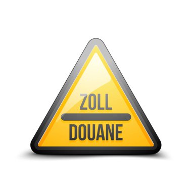 Gümrük işareti (İngilizce olmayan metin - gümrük)