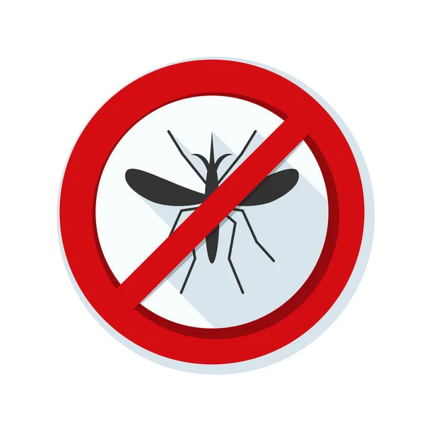 Mosquito Free sign — Stock Vector